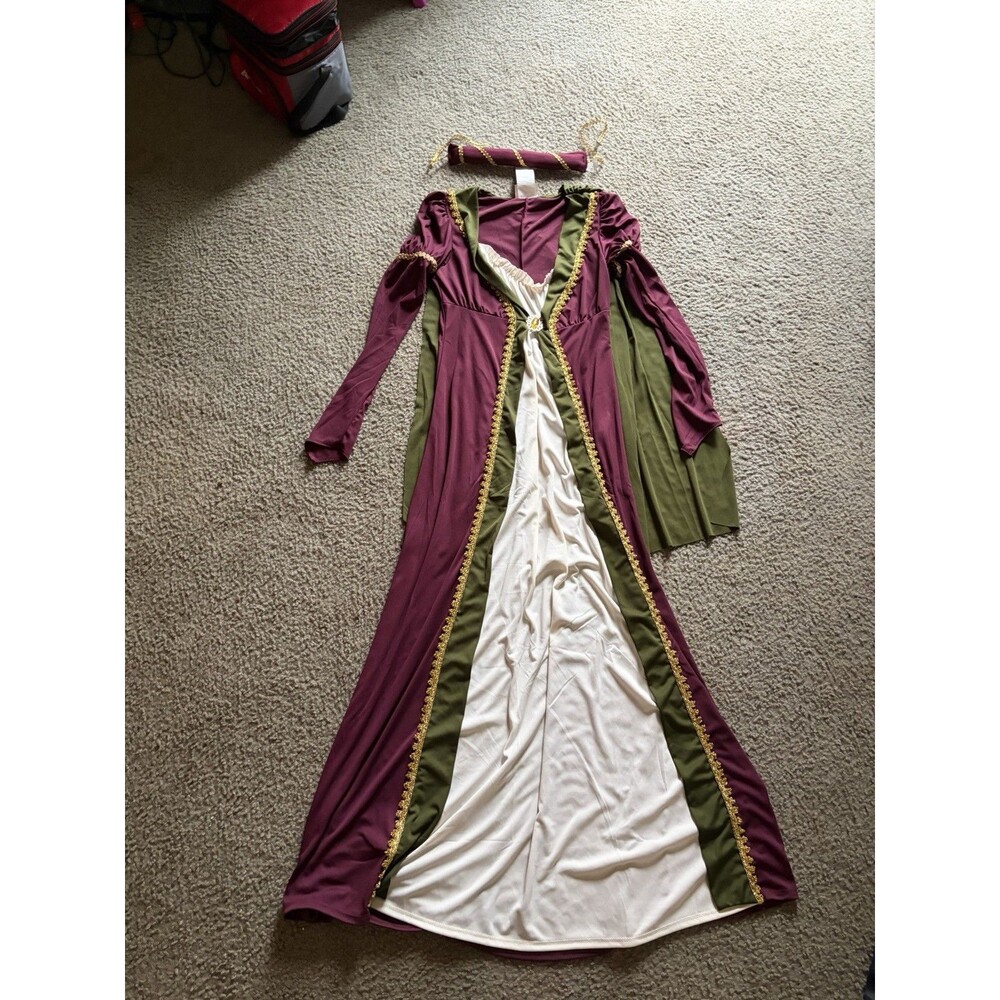 Fair Maiden Adult Women Halloween Outfit California Costume Medieval Med